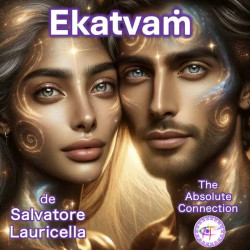Éveil spirituel à l'Unité – transmettant l'Unité cosmique masculin–féminin irradiant une lumière du cœur – La Connexion Absolue.